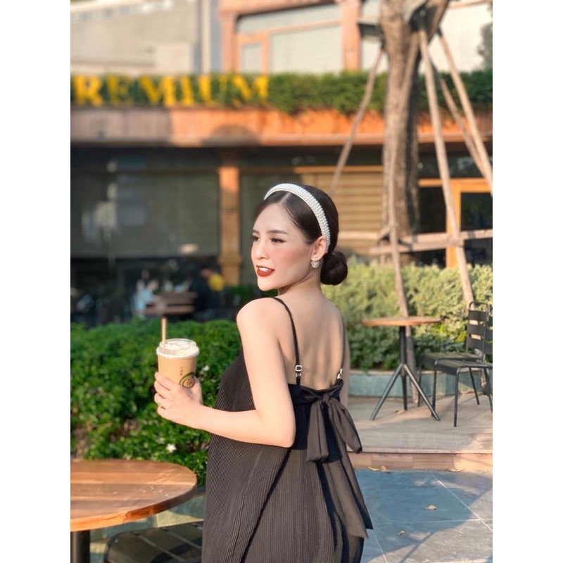 đầm xèo 2dây dập ly thắt nơ dã ngoại đi biển | BigBuy360 - bigbuy360.vn