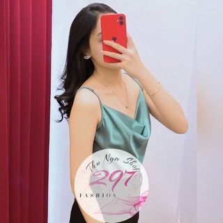 Áo 2 dây phi lụa sang chảnh nhiều màu khác nhau