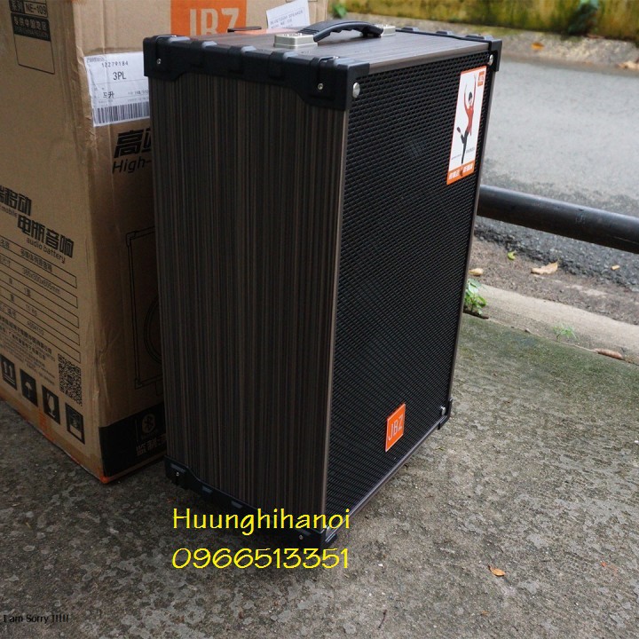 Loa kéo karaoke, loa karaoke di động JBZ thùng gỗ, bass 3 tấc, 2 mic không dây hát karaoke cực hay, giá rẻ bảo hành 1năm
