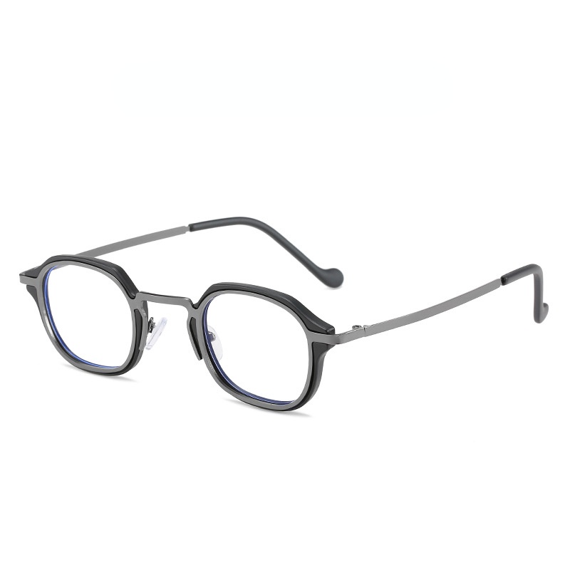 [-0°~-400°Mắt Kính Gọng Nhỏ Bằng Kim Loại Thời Trang Dành Cho Nam Và Nữ