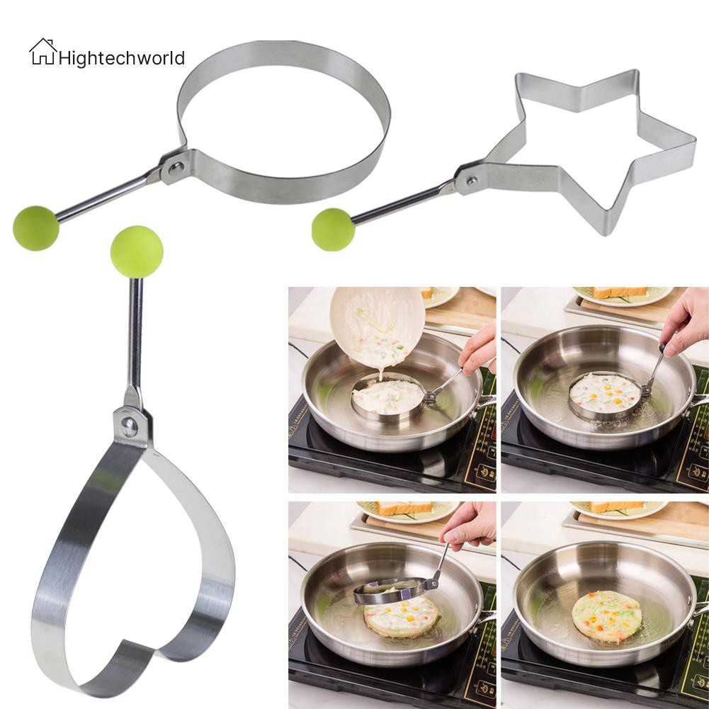 ❦Hid ready❦Creative Stainless Steel Love Round Star Omelette Egg Frying Mold