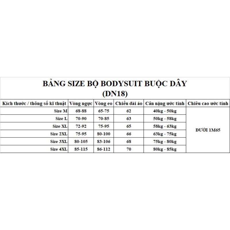 [BIGSIZE_85KG]_DN18_Bodysuit buộc dây lưng sexy (có thể mặc được 2 kiểu) | BigBuy360 - bigbuy360.vn