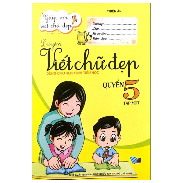 Sách - Luyện Viết Chữ Đẹp 5 - Tập 1