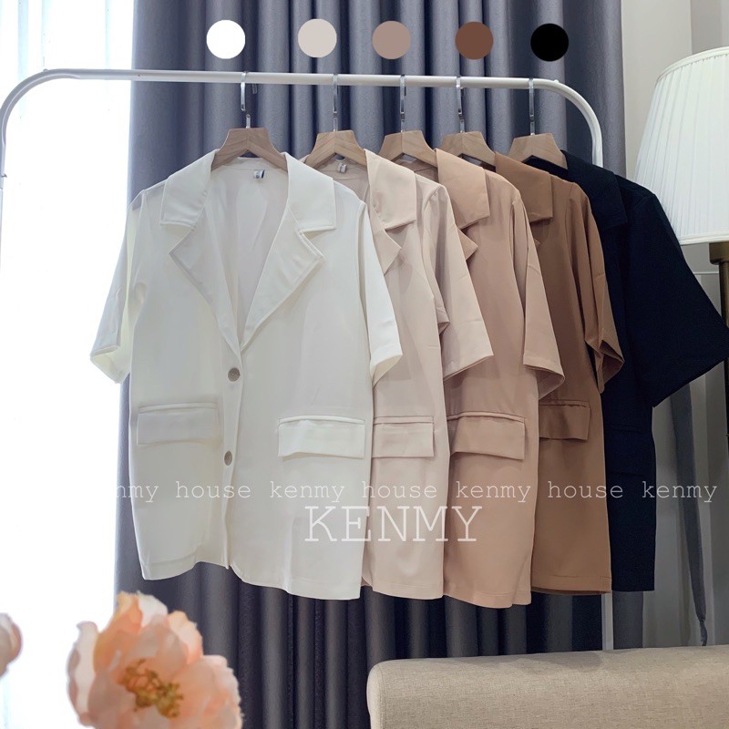 Áo blazer tay ngắn ulzzang [ HÌNH THẬT ]