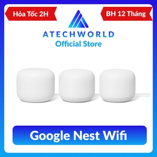 Thiết bị phát wifi cap cấp google nest wifi 3 pack - hàng chính hãng - có xuất vat