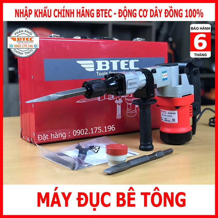 Máy Đục Bê Tông BTEC 1300W
