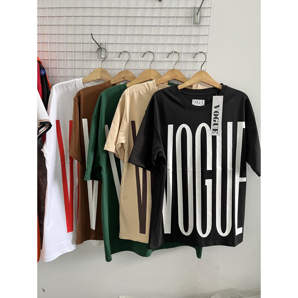 Áo thun Vogue summer cotton 2C định lượng 250gms Yolo Store vải dày dặn, không xù lông trẻ trung, thịnh hành