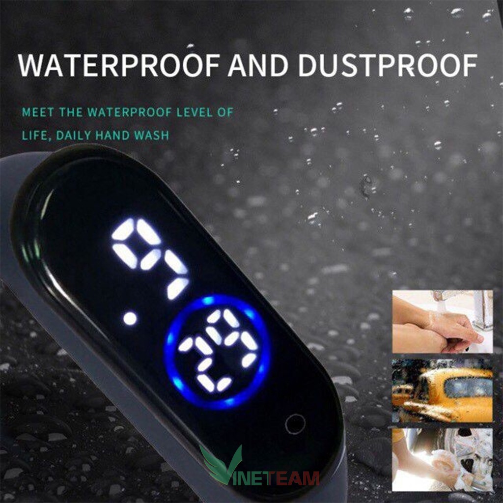 Đồng hồ dây nhựa dẻo Sport LED/Đồng hồ unisex thể thao Ulzzang chống nước mẫu mới cực hot | BigBuy360 - bigbuy360.vn