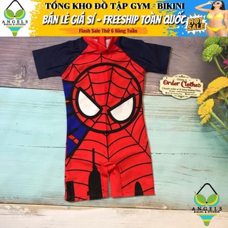 Đồ bơi bé trai liền mảnh hình khủng long, nhện