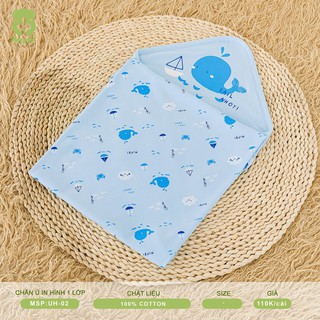 Chăn ủ (Ủ kén) cotton Mipbi cho bé