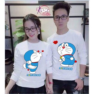 ÁO CẶP DOREMON TAY DÀI
