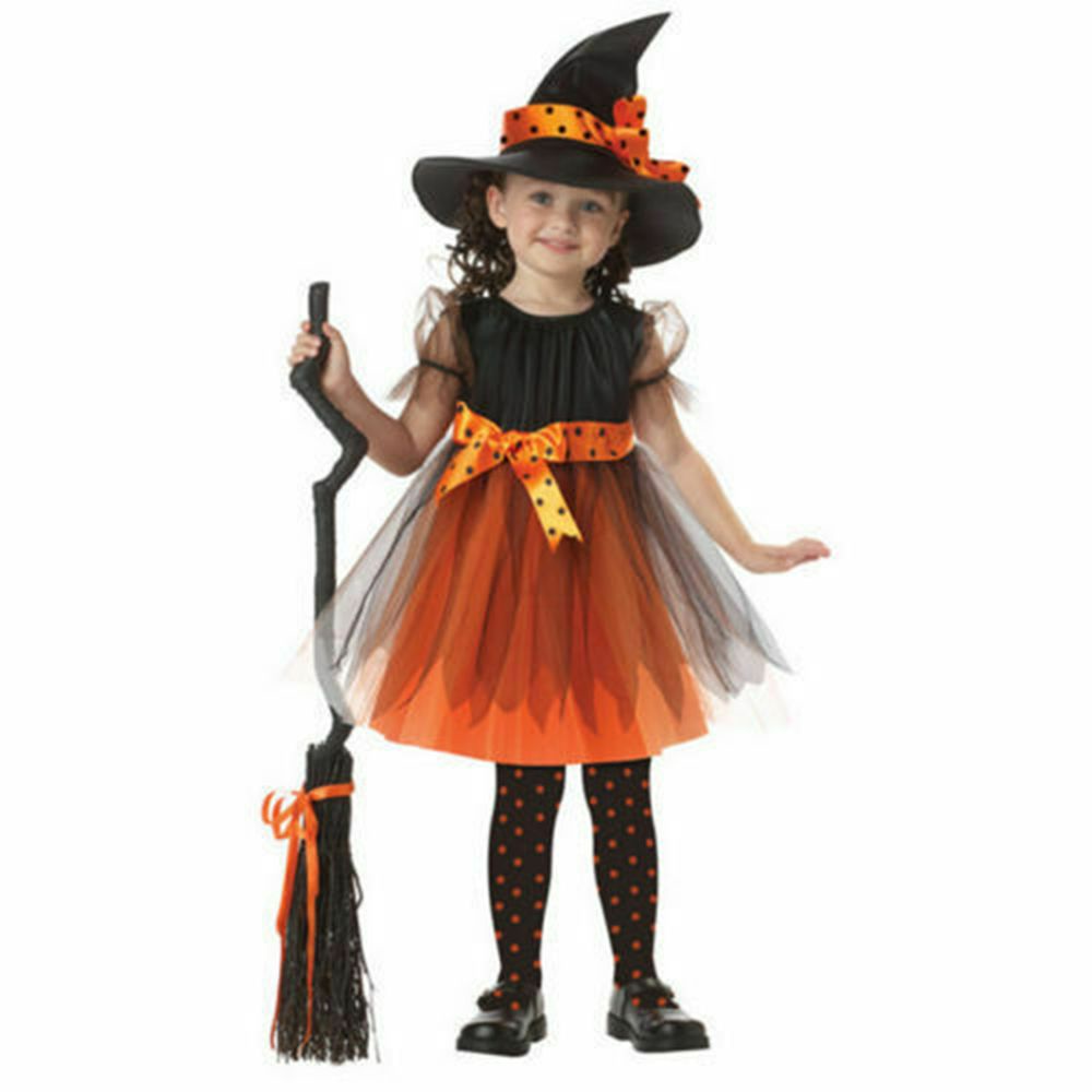 Set Đồ Hóa Trang Phù Thủy Halloween Cho Bé Gái | BigBuy360 - bigbuy360.vn