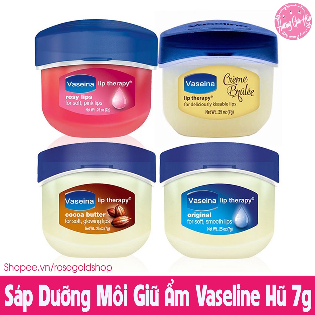 Sáp Dưỡng Môi Giữ Ẩm Vaseline Hũ 7g