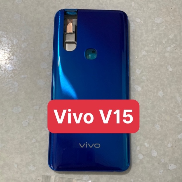 bộ vỏ vivo V15 - bộ zin gồm miếng lưng,sườn liền xương và phím âm lượng