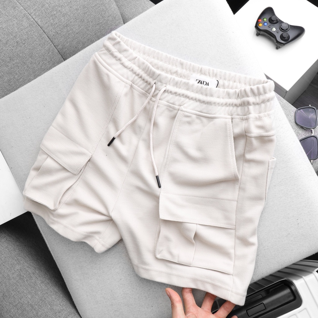 Quần Short Nam lưng thun túi hộp , form quần unisex , bigsize 100kg  - 3bros quan ao xuat khau