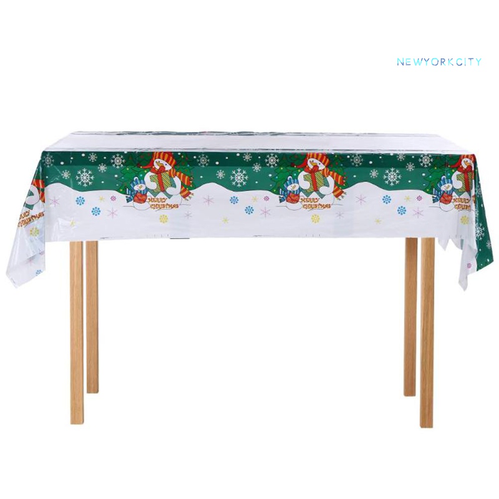 Khăn Trải Bàn Chống Nước Trang Trí Giáng Sinh 110x180cm