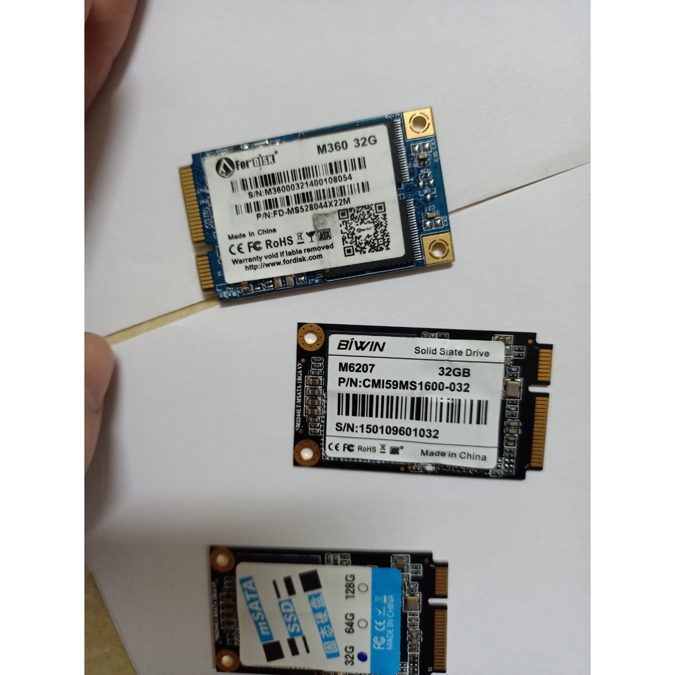 Ổ cứng ssd msata 32gb dùng cho laptop, Hàng chính hãng.