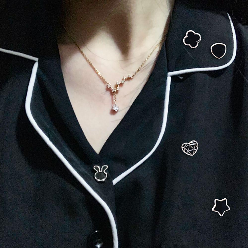 Bộ 10 Nút Áo Khoác Họa Tiết Dâu Tây / Dứa Ngọt Ngào Cho Nữ|Ghim Cài Khăn Choàng Cổ Cho Nữ