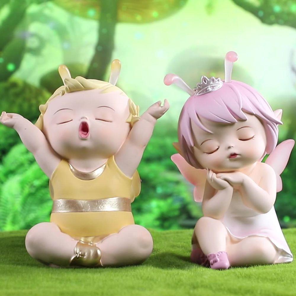 PINEVN Mô Hình Tượng Điêu Khắc Bằng Nhựa Resin Để Bàn Trang Trí Nhà Cửa / Sân Vườn