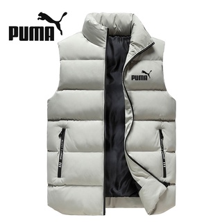 Áo khoác phao sát nách màu trơn chất lượng cao phong cách mùa đông năng động cho nam size M-8XL