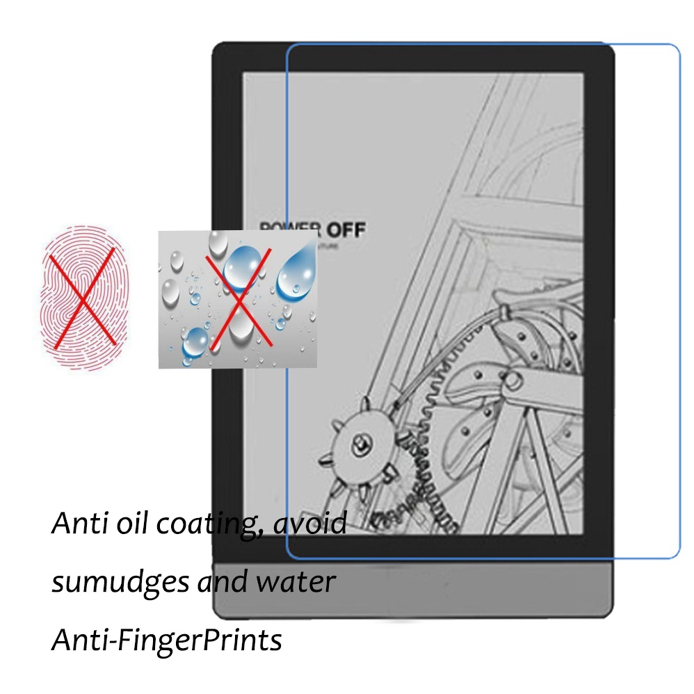 Set 3 Kính Cường Lực Bảo Vệ Màn Hình Máy Tính Bảng Bằng PC HD Chống Nước Cho ONYX BOOX Poke 2 3 4 Poke2 / 3 / 4