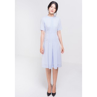 Đầm Dài Xếp Li Thân Trước Lilya 01DRE2069