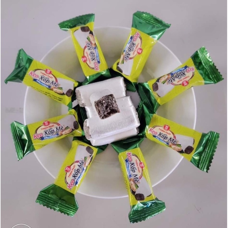 kẹo xốp mè bịch 500gram