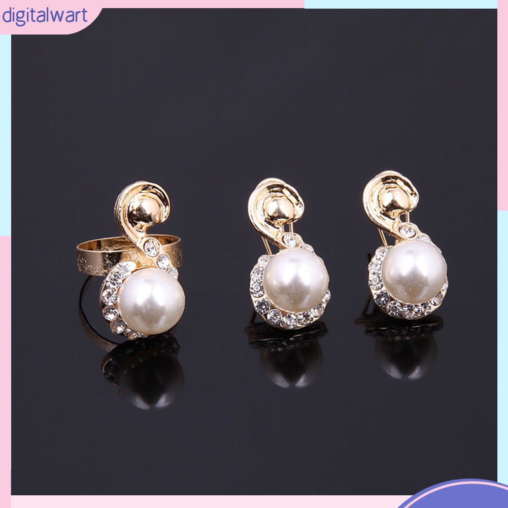 Set trang sức trang trí ngọc trai nhân tạo sành điệu hợp thời trang cho nữ