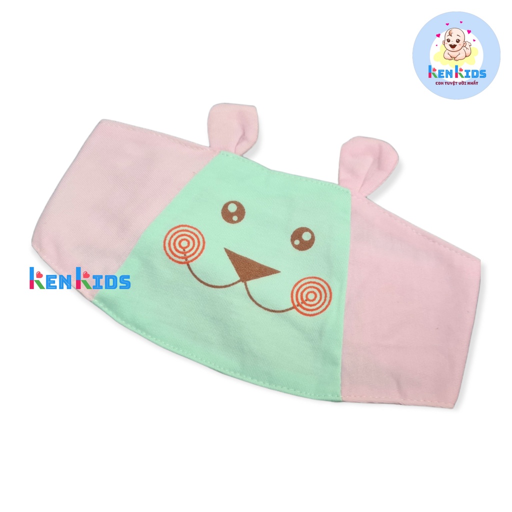 Che thóp tai thỏ dán loại đẹp cho bé sơ sinh (0-6 tháng) - 1 cái