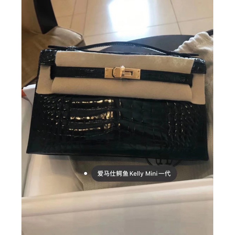 Túi xách nữ Hermes HM Kelly Pochette da thật cao cấp