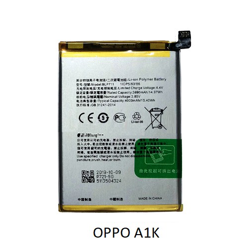 Pin Oppo A1K / P711