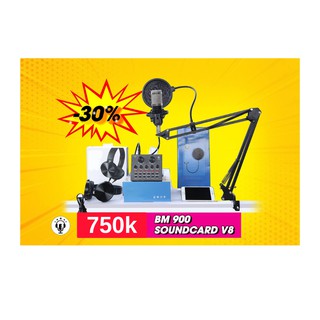 Combo full bộ autotune v8 + mic bm900