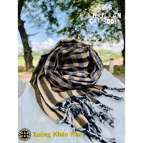 [XẢ 100cái] KHĂN RẰN CAMBODIA ĐỦ MÀU 1m7x0m6 CHẤT COTTON MỀM DÀY DẶN THẤM HÚT MỒ HÔI CỰC TỐT