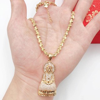 Dây chuyền vàng + mặt D209 - An Toàn cho da