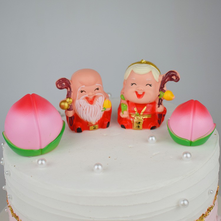 tượng trang trí bánh kem [FREESHIP] tượng ông bà thọ