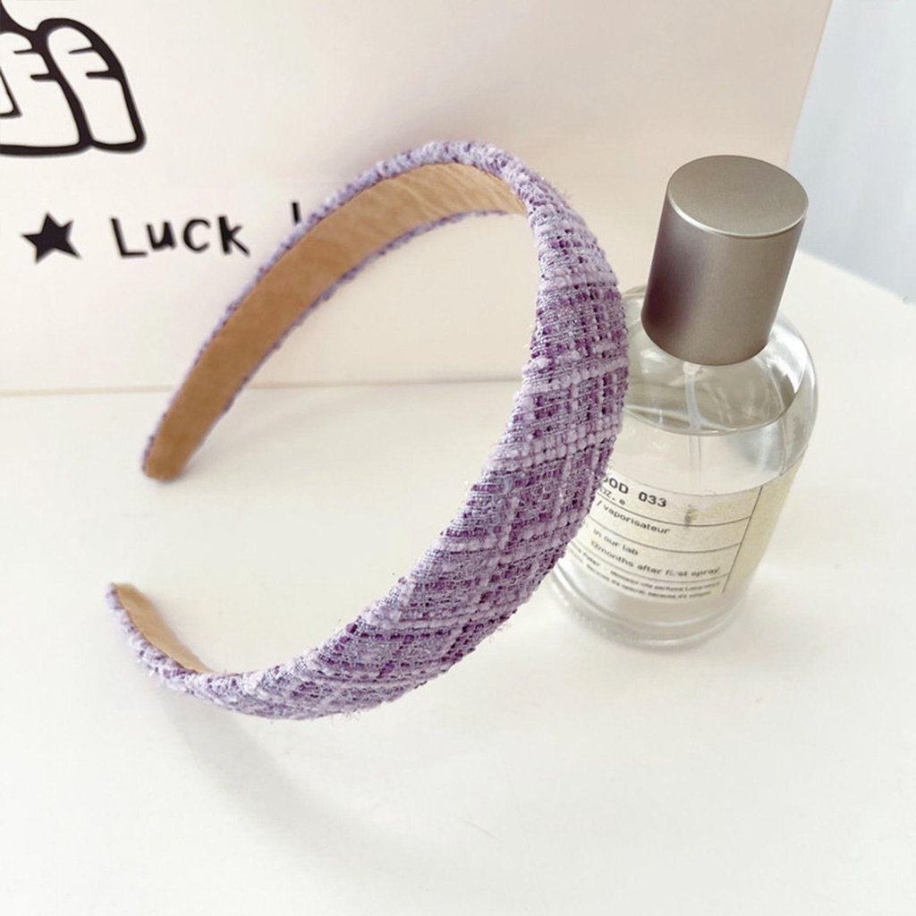 MAG Băng Đô Cài Tóc Họa Tiết Sọc Caro Thời Trang Cho Nữ