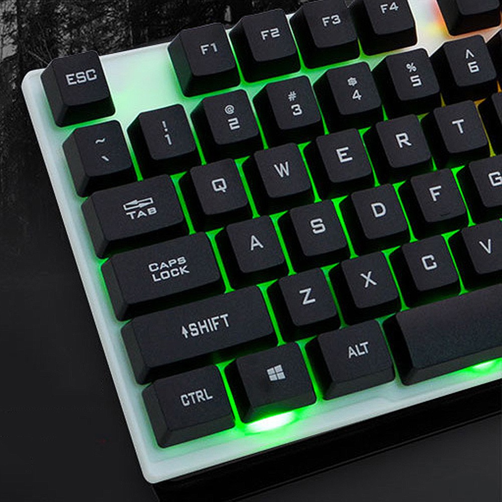 Set bàn phím và chuột có dây thiết kế đèn phát sáng độc đáo | BigBuy360 - bigbuy360.vn