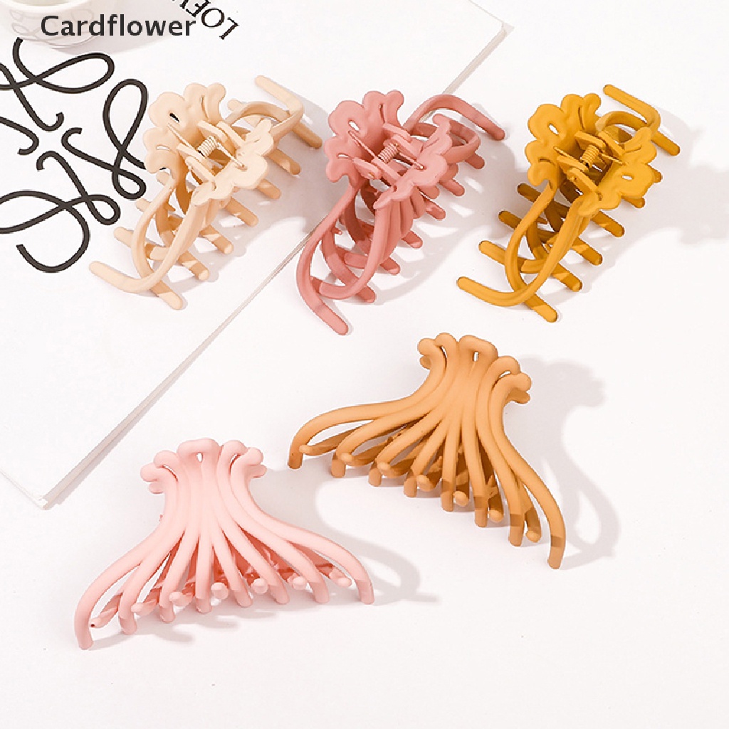 &lt; Cardflower &gt; Kẹp Tóc Càng Cua / Cá Mập Nhám Lớn Cho Nữ Đang Giảm Giá