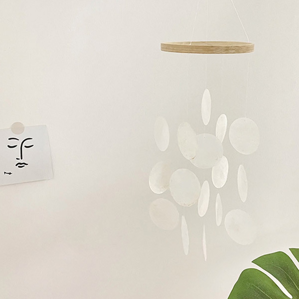 Chuông Gió Hình Vỏ Sò Tự Nhiên Phong Cách Hàn Quốc Trang Trí Nhà Cửa