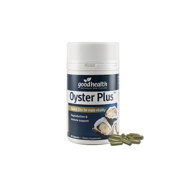 Tinh chất hàu New Zealand Good Health Oyster Plus chính hãng ÚC tăng cường sinh lý nam giới 1 lọ 60 viên