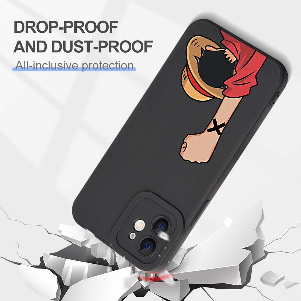 Ốp Điện Thoại Silicon Dẻo Họa Tiết Hoạt Hình One Piece Zoro Cho iPhone XR X XS Max 6 6S 7 8 Plus 11 Pro Max SE 2020