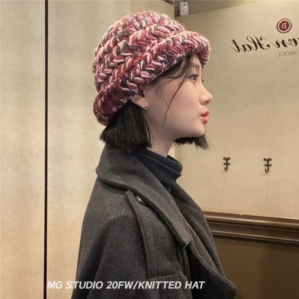Mũ Len MG STUDIO Đan Thủ Công Nhiều Màu Sắc