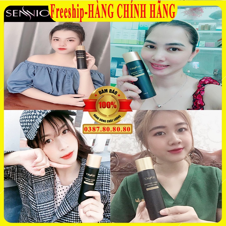 Nước hoa hồng se khít lỗ chân lông trắng da/ Nước hoa hồng sennio hàn quốc dưỡng ẩm cho da thường, da dầu, da mụn