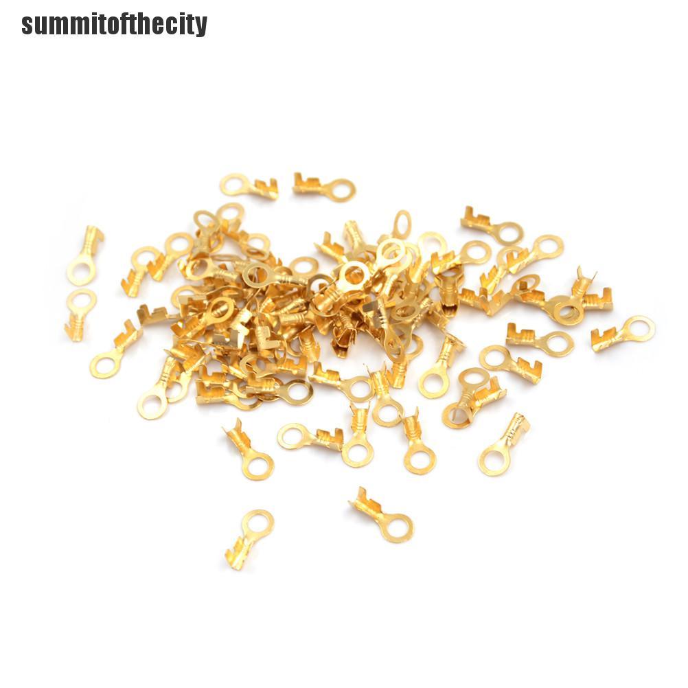 Set 100 Đầu Nối Dây Điện Mạ Vàng 5.2mm Chất Lượng Cao