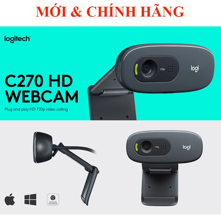 Webcam HD Logitech C270