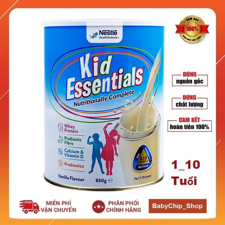 Sữa Kid Essentials Úc Chính Hãng Nestlé 850g (Date 2024)