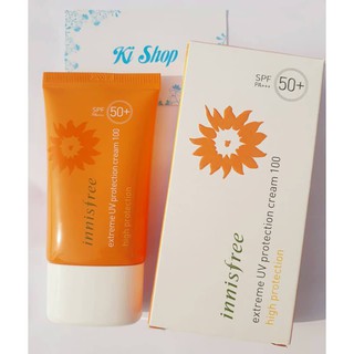 Kem chống nắng cường độ cao Innisfree Extreme Uv Protection Cream 100 High Protection SPF50+ PA+++