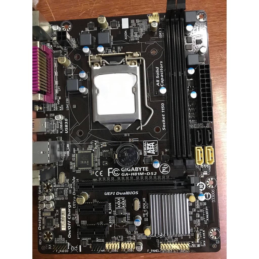 Main Gigabyte H81 DS2 S2PV 95