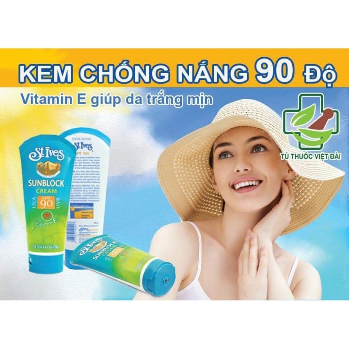 kem chống nắng stives spf90+++