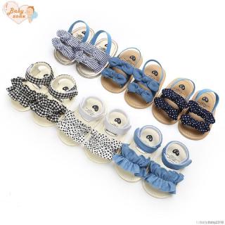 Giày búp bê họa tiết ca rô đính nơ xinh xắn dành cho bé gái